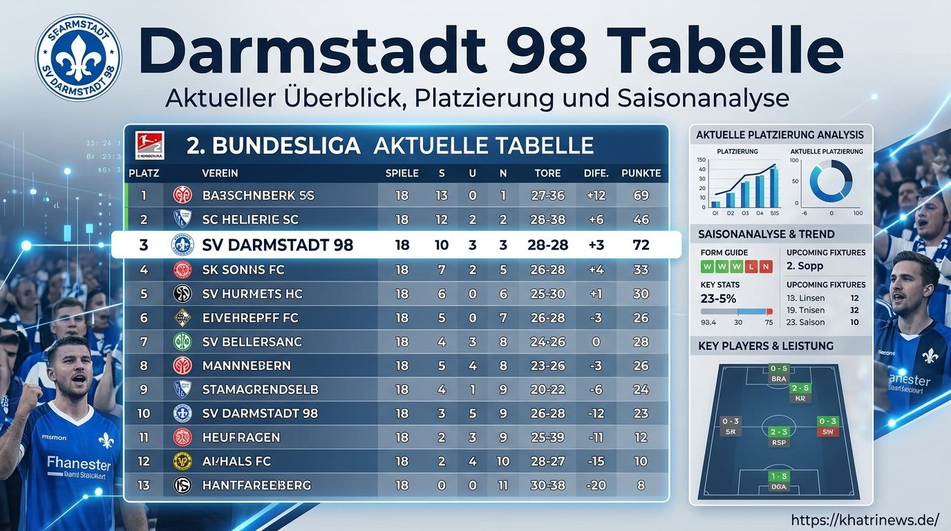 Darmstadt 98 Tabelle